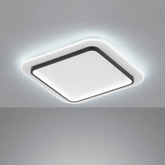 Fischer & Honsel Blithe Plafoniera LED Nero, Bianco, 1-Luce