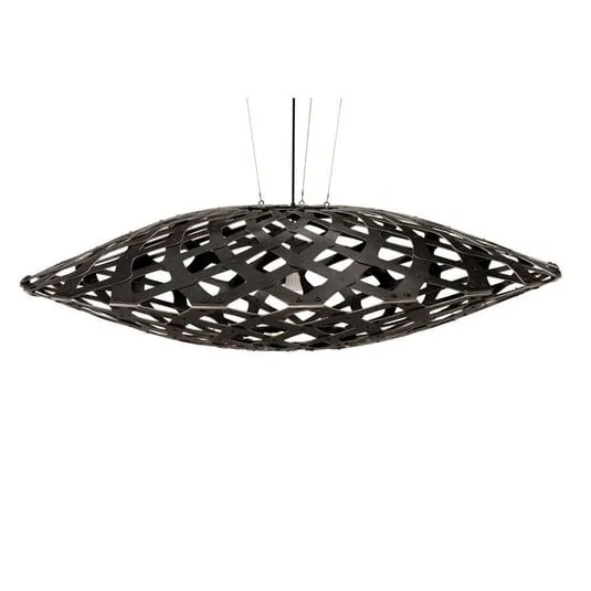Flax Lampada a Sospensione Ø150 Nero 2 Lati - David Trubridge | Acquista online
