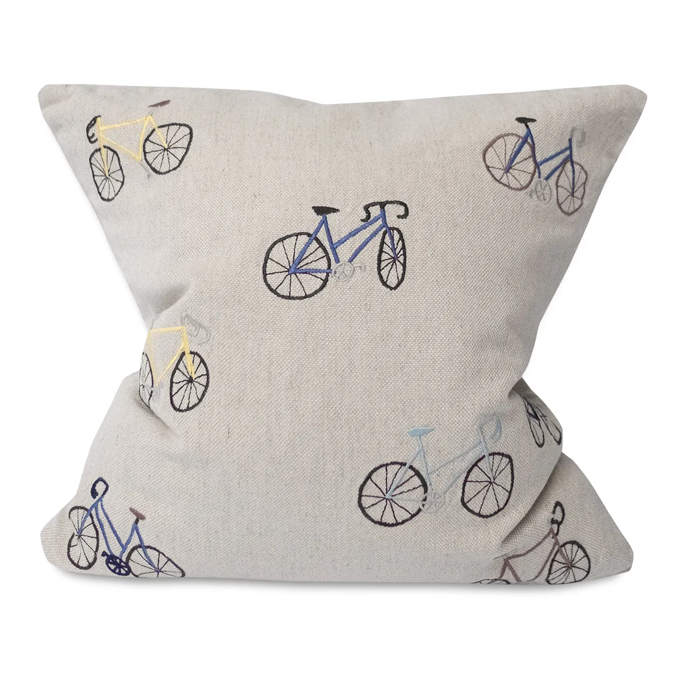 Fodera per cuscino Bicycles 48x48 cm.jo{font-size:18px}beige
