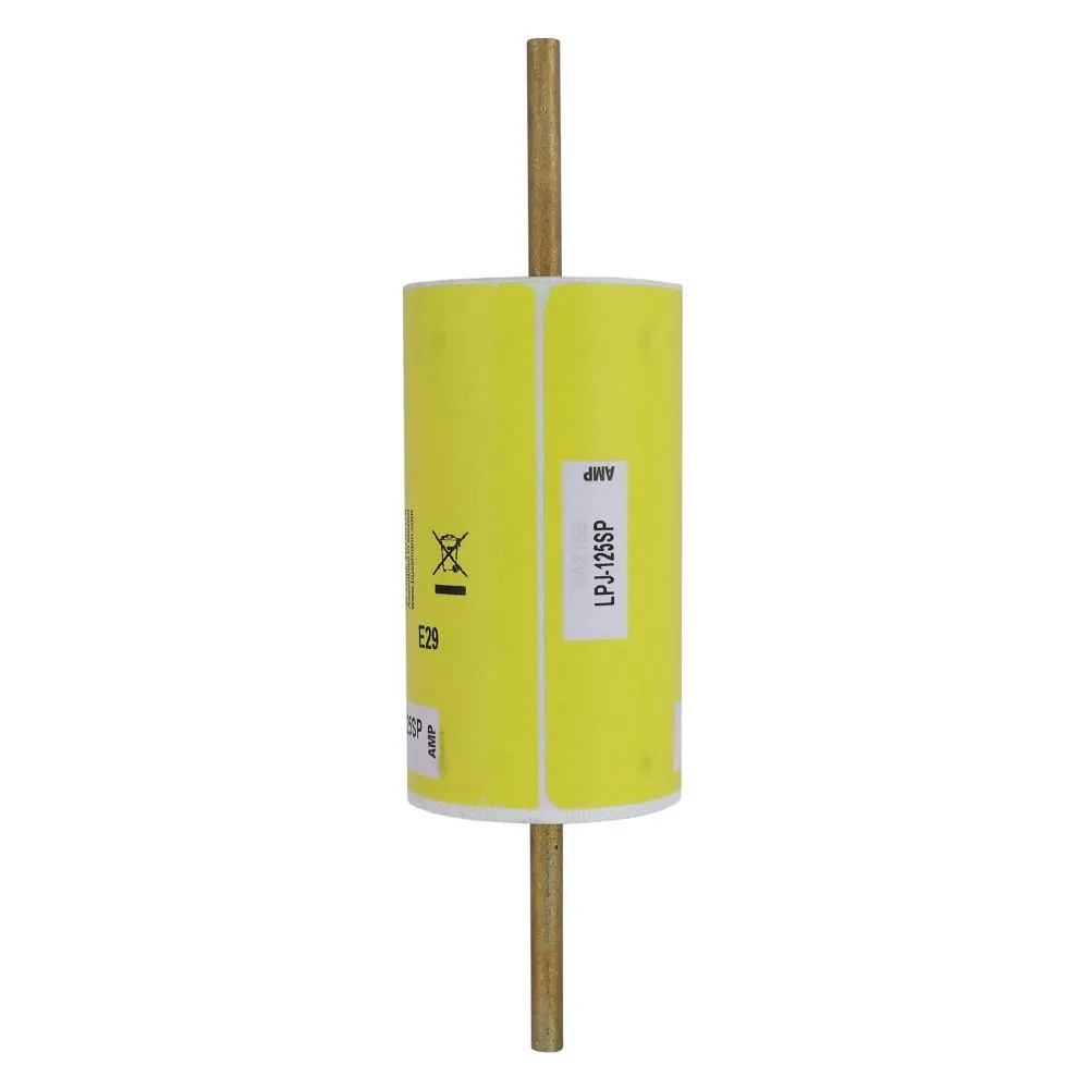 Fusibile con linguette centrate, Eaton, 125A, fusibile 1.5 x 5.75poll con velocità T 600V