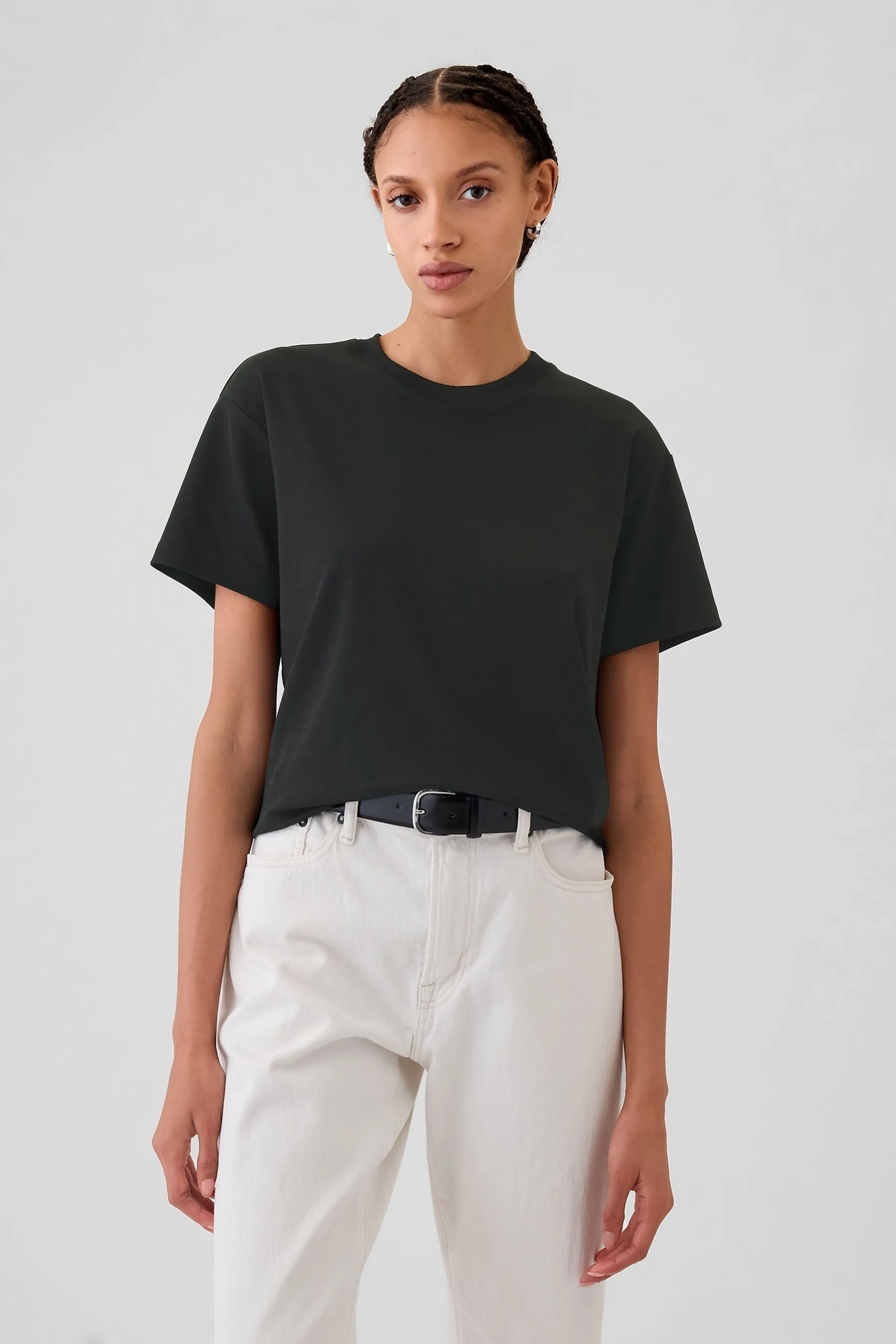Gap Crew Neck Short Sleeve Oversized T-Shirt    