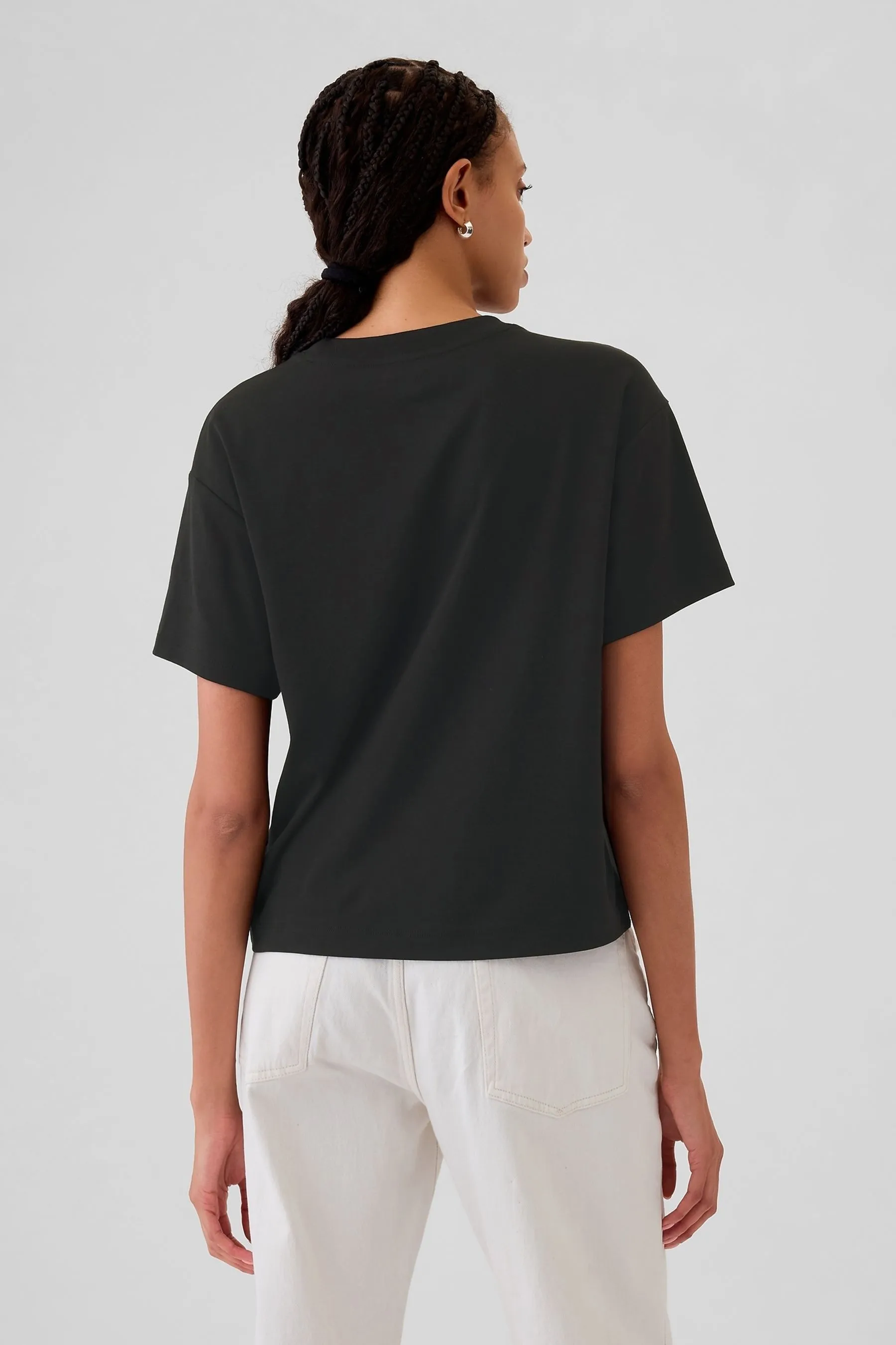 Gap Crew Neck Short Sleeve Oversized T-Shirt    