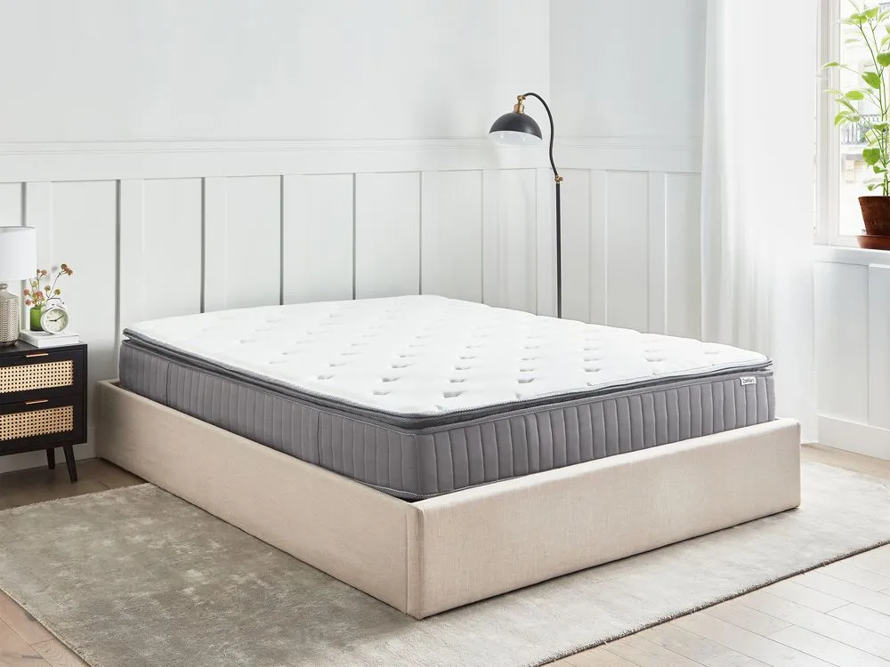 Gel Memory Foam Pocket Spring Mattress PLEASANT Medium 160 x 200 cm (EU King Size)