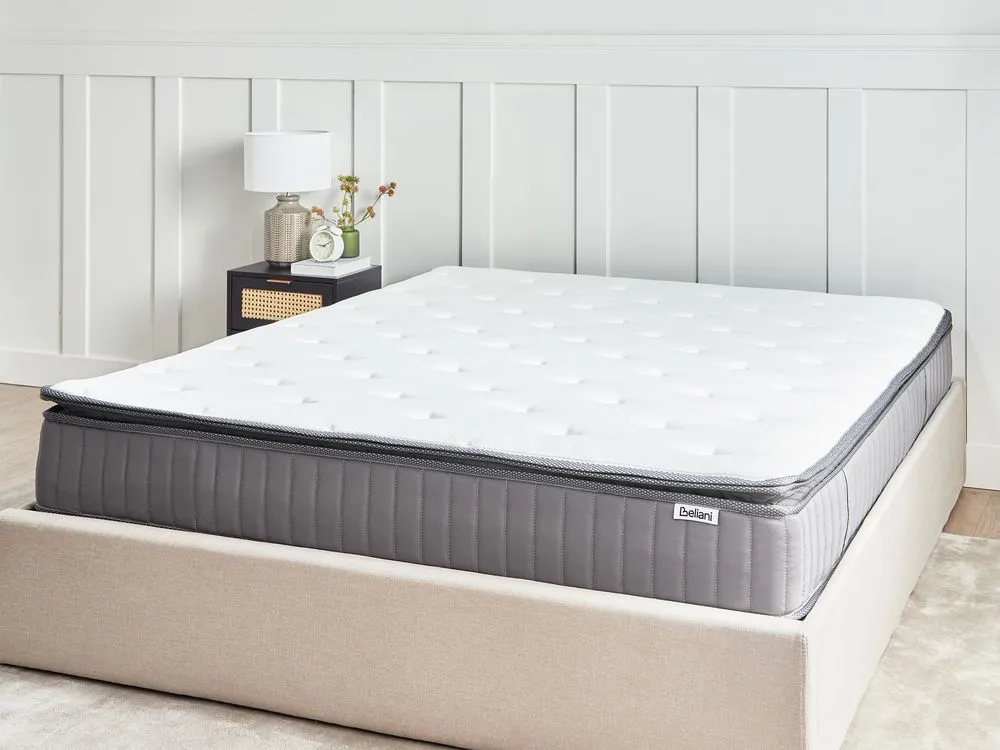Gel Memory Foam Pocket Spring Mattress PLEASANT Medium 160 x 200 cm (EU King Size)