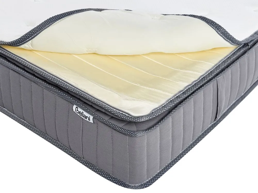 Gel Memory Foam Pocket Spring Mattress PLEASANT Medium 160 x 200 cm (EU King Size)