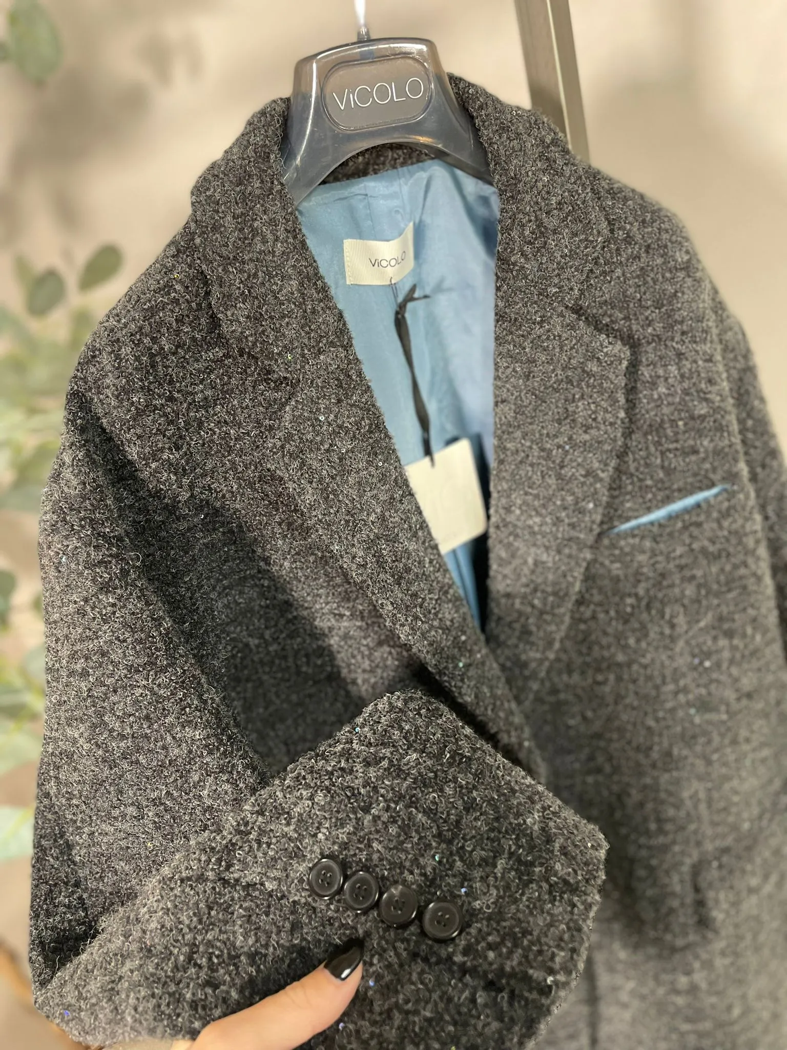 Giacca Over  Boucle’ Vicolo