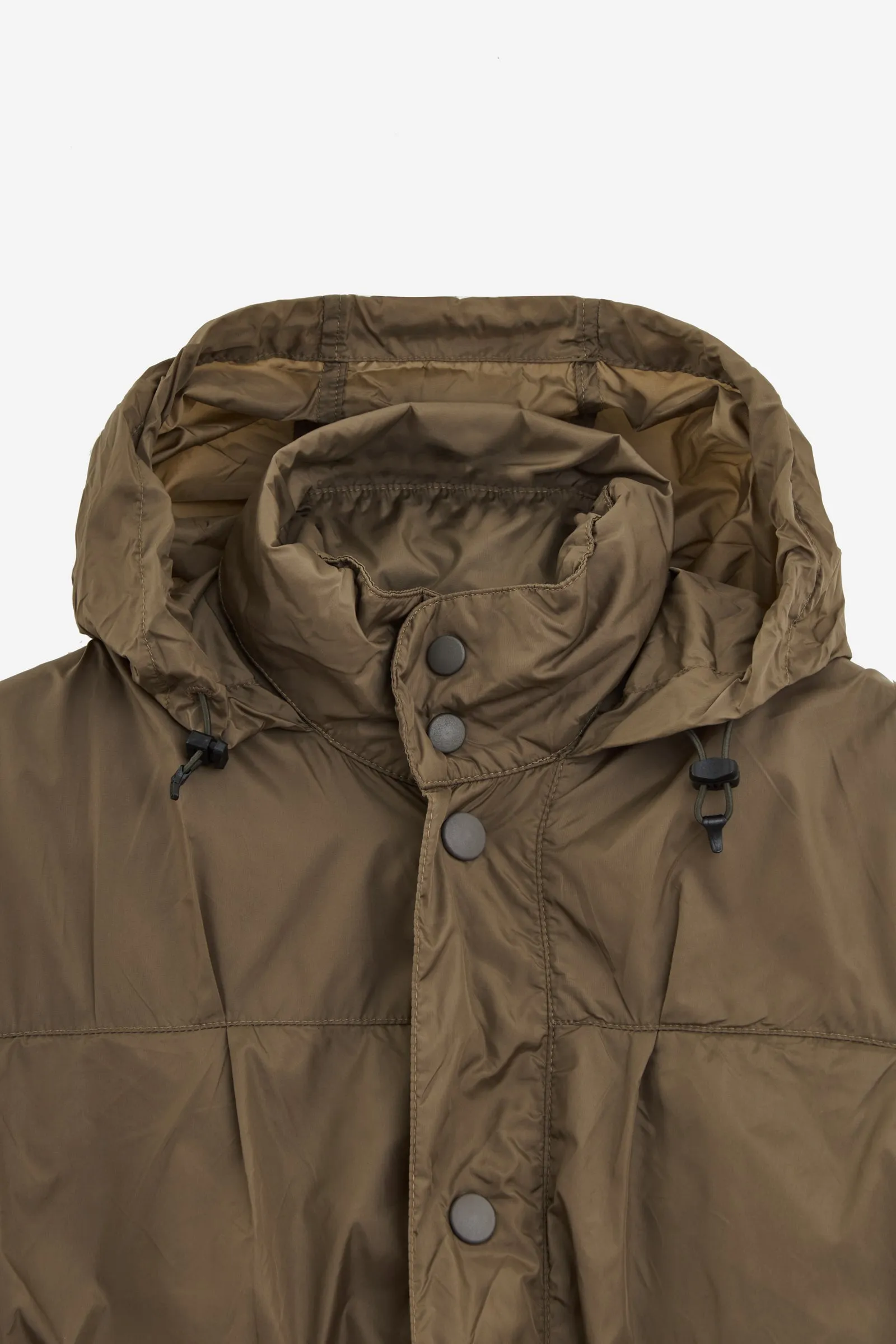 Gilet CROPPED EXHALE PUFFA in poliestere verde