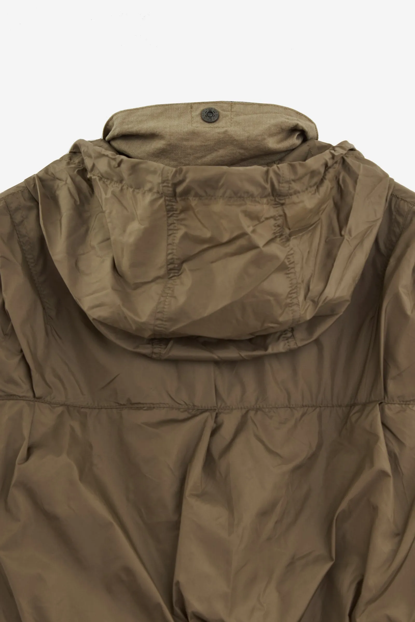 Gilet CROPPED EXHALE PUFFA in poliestere verde