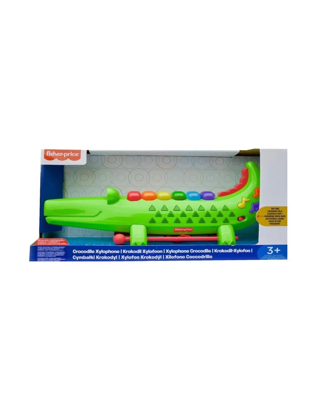 Giocattolo Musicale Fisher Price Coccodrillo Xilofono