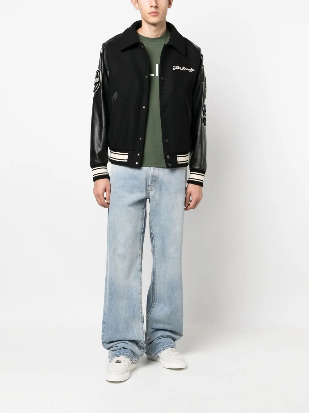 Golden Goose Giubbotto Nero Uomo Bomber