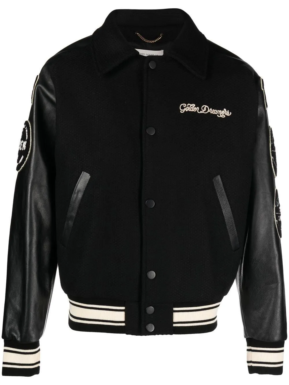 Golden Goose Giubbotto Nero Uomo Bomber