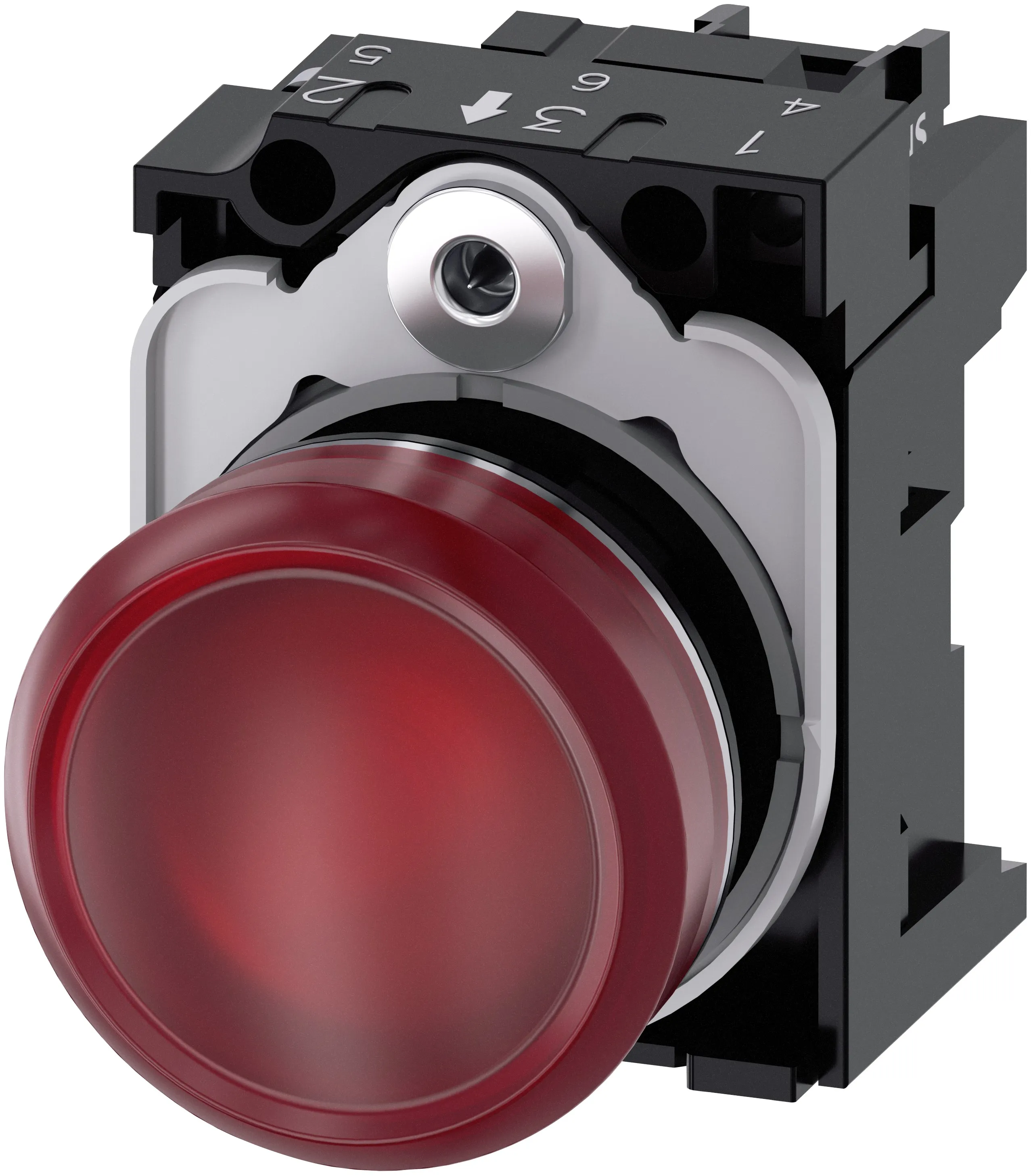 Indicatore 3SU1153-6AA20-1AA0, LED, foro 22mm, Montaggio a pannello SIRIUS ACT