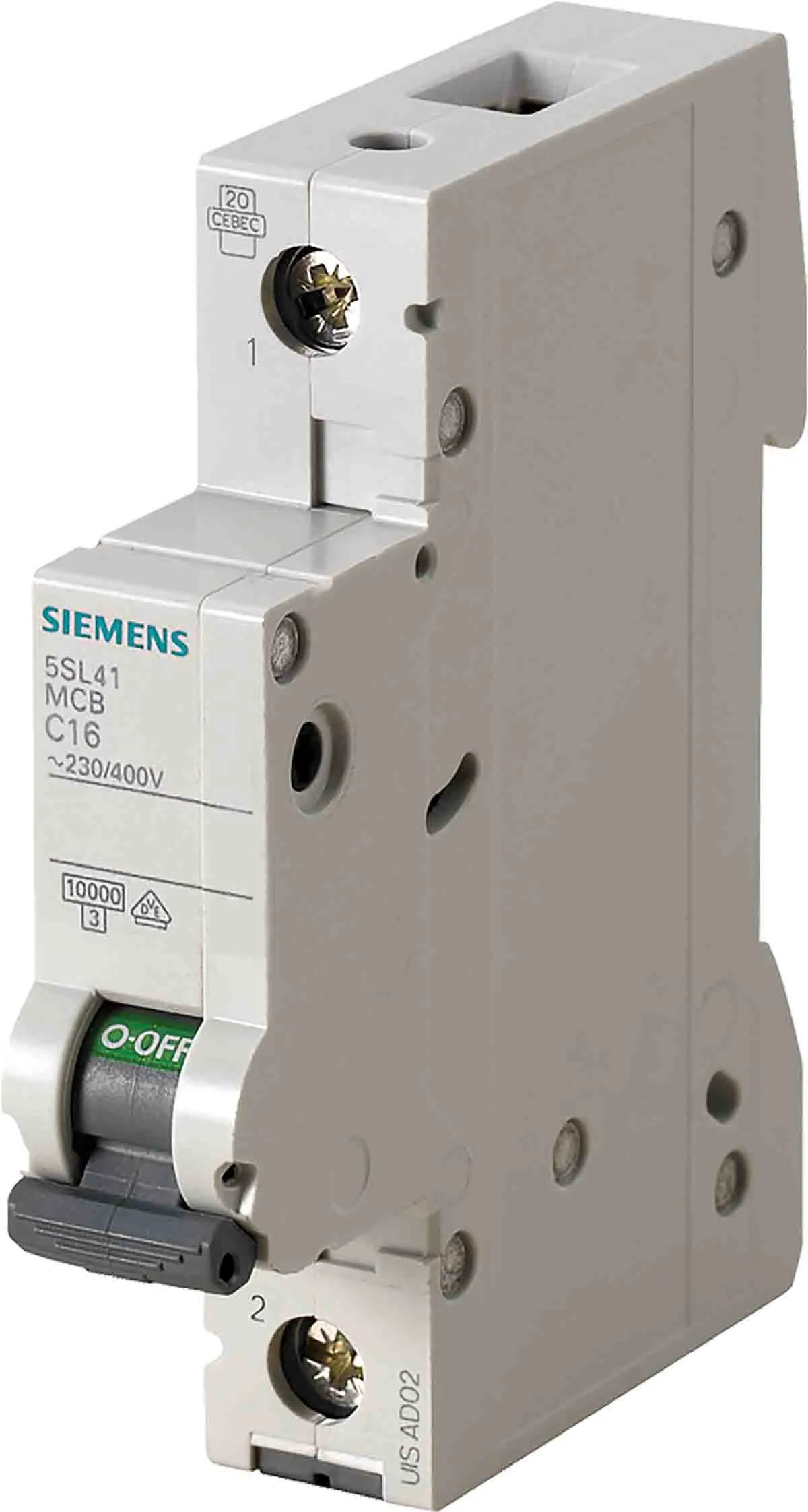 Interruttore magnetotermico Siemens, 1P 6A 10 kA, Tipo C