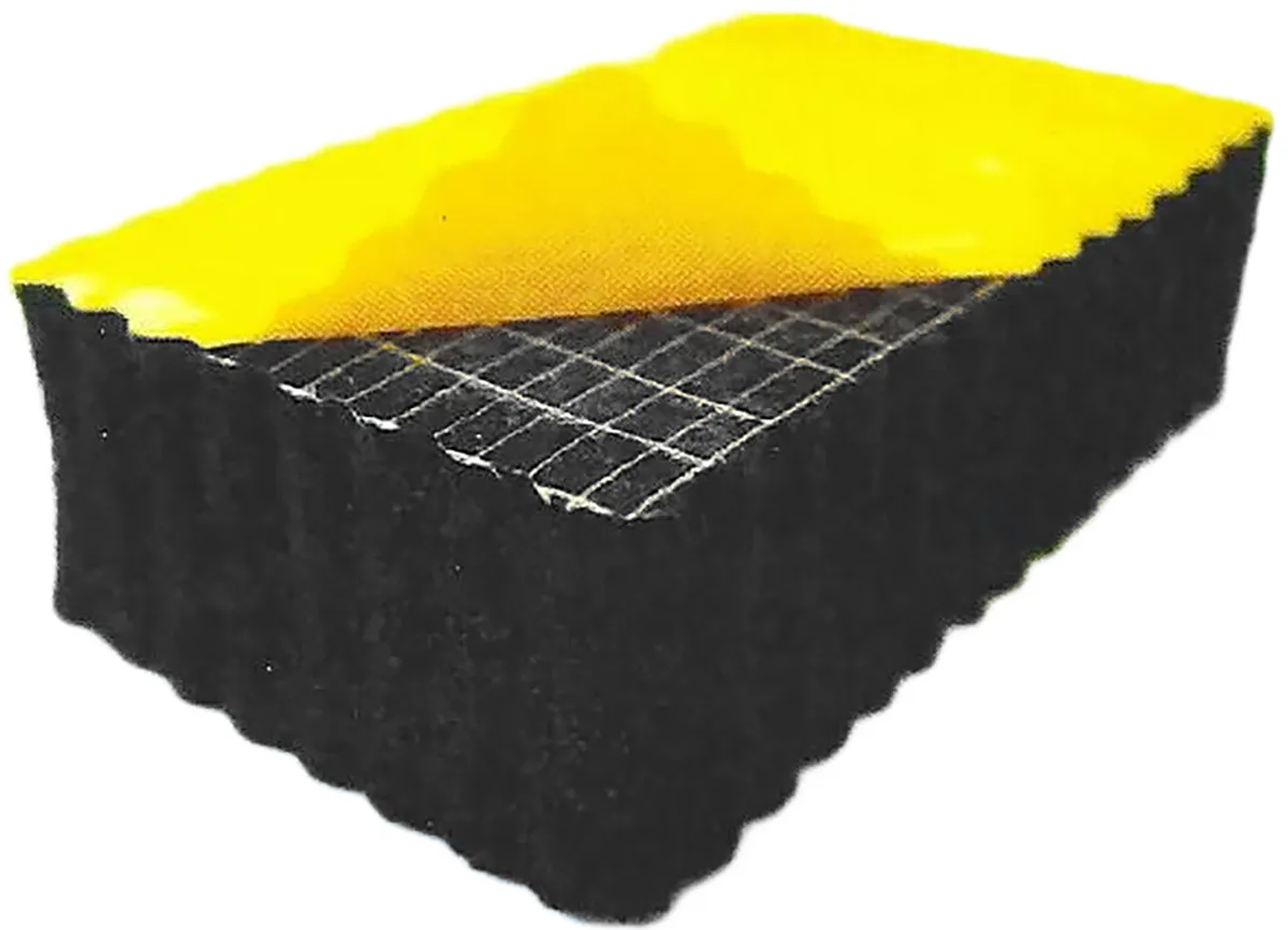 Isolamento acustico RS PRO in Nitrile, PVC, 1m x 1m x 6mm, Autoadesivo