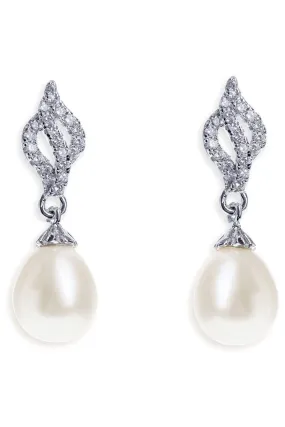 Ivory & Co Lisbon - Orecchini romantici con cristalli e perle