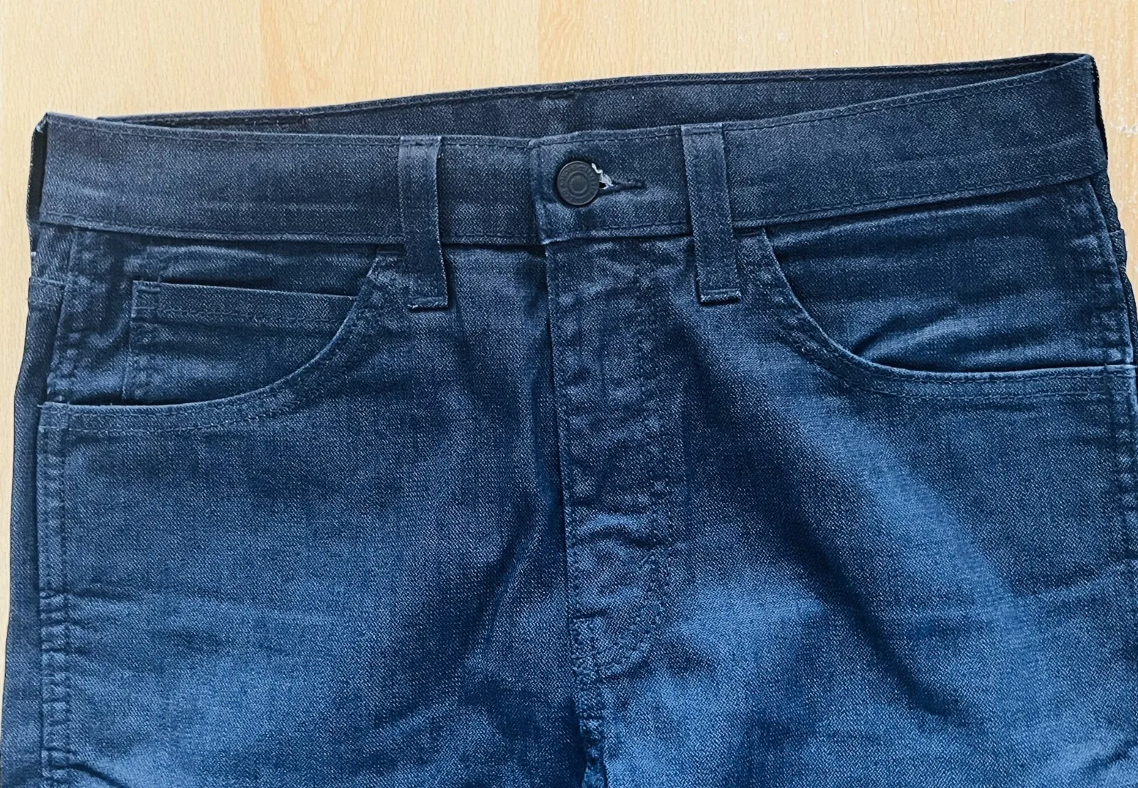 Jeans Levis 522 uomo blu navy 30” vita zip mosca nuovo (32 gambe) AFFARE-