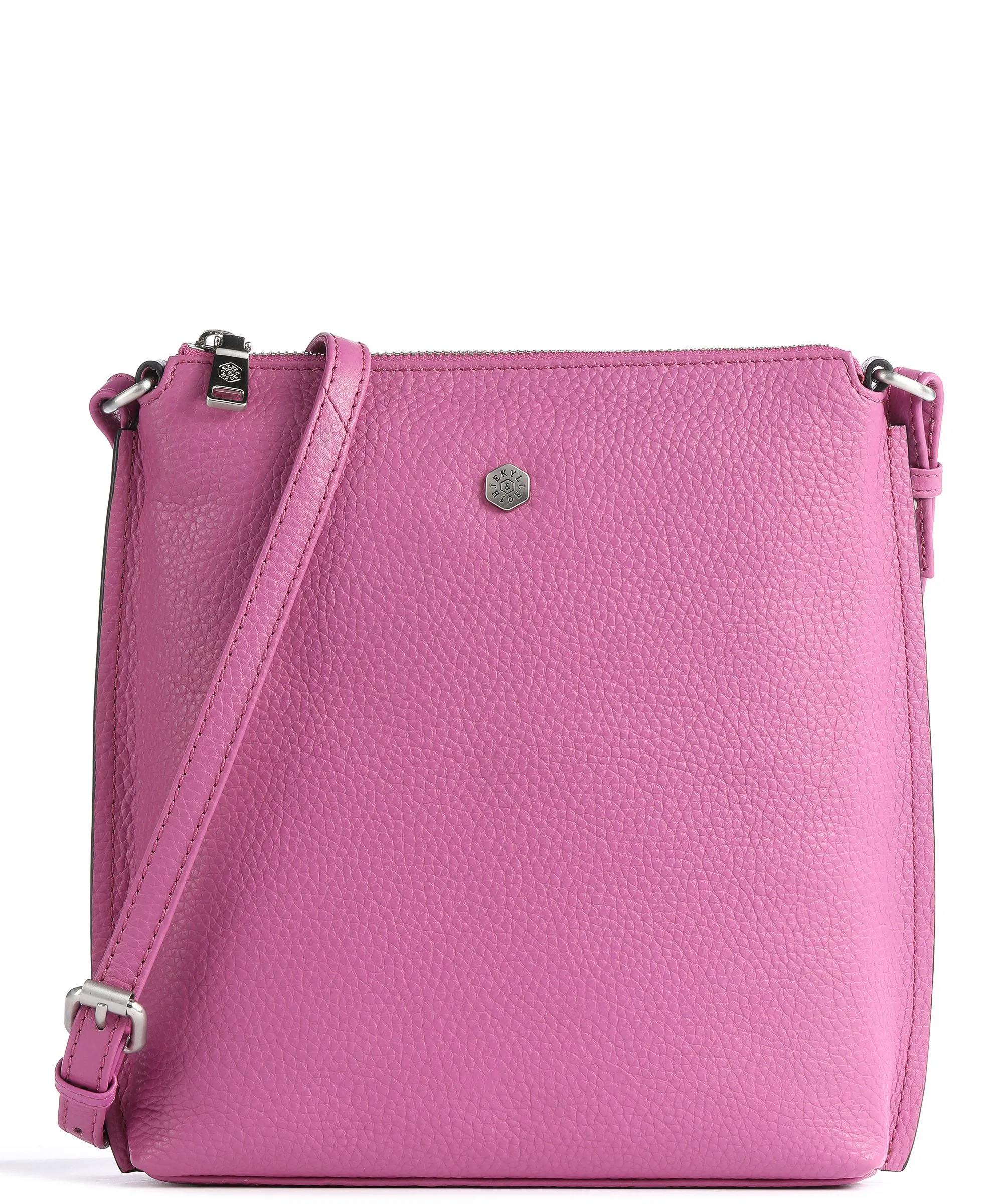  Jekyll & Hide Osaka Borsa a tracolla pelle di vacchetta grana pink  