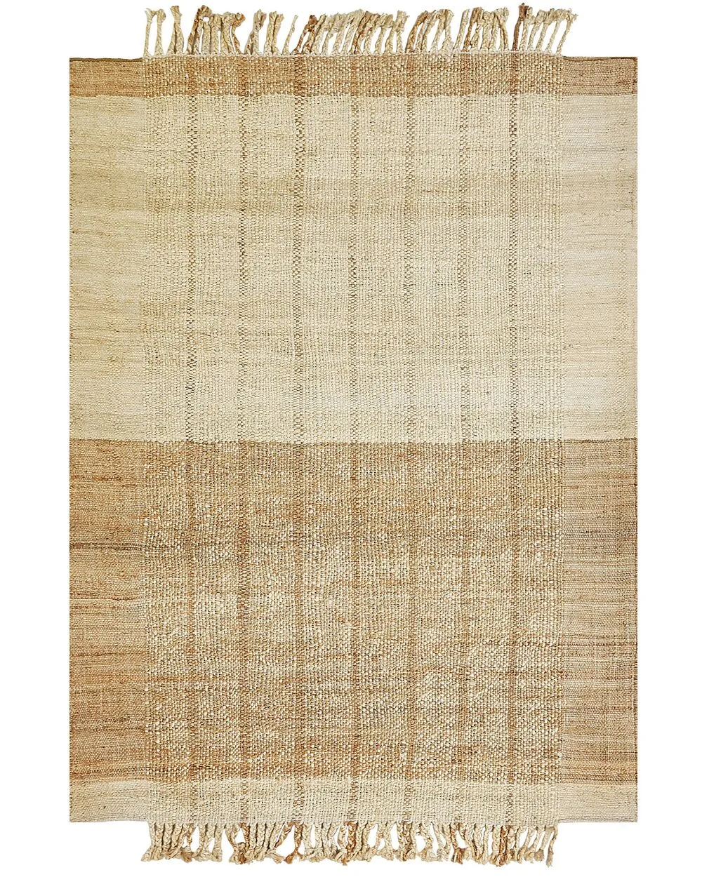 Jute Area Rug 160 x 230 cm Beige  KARKIN
