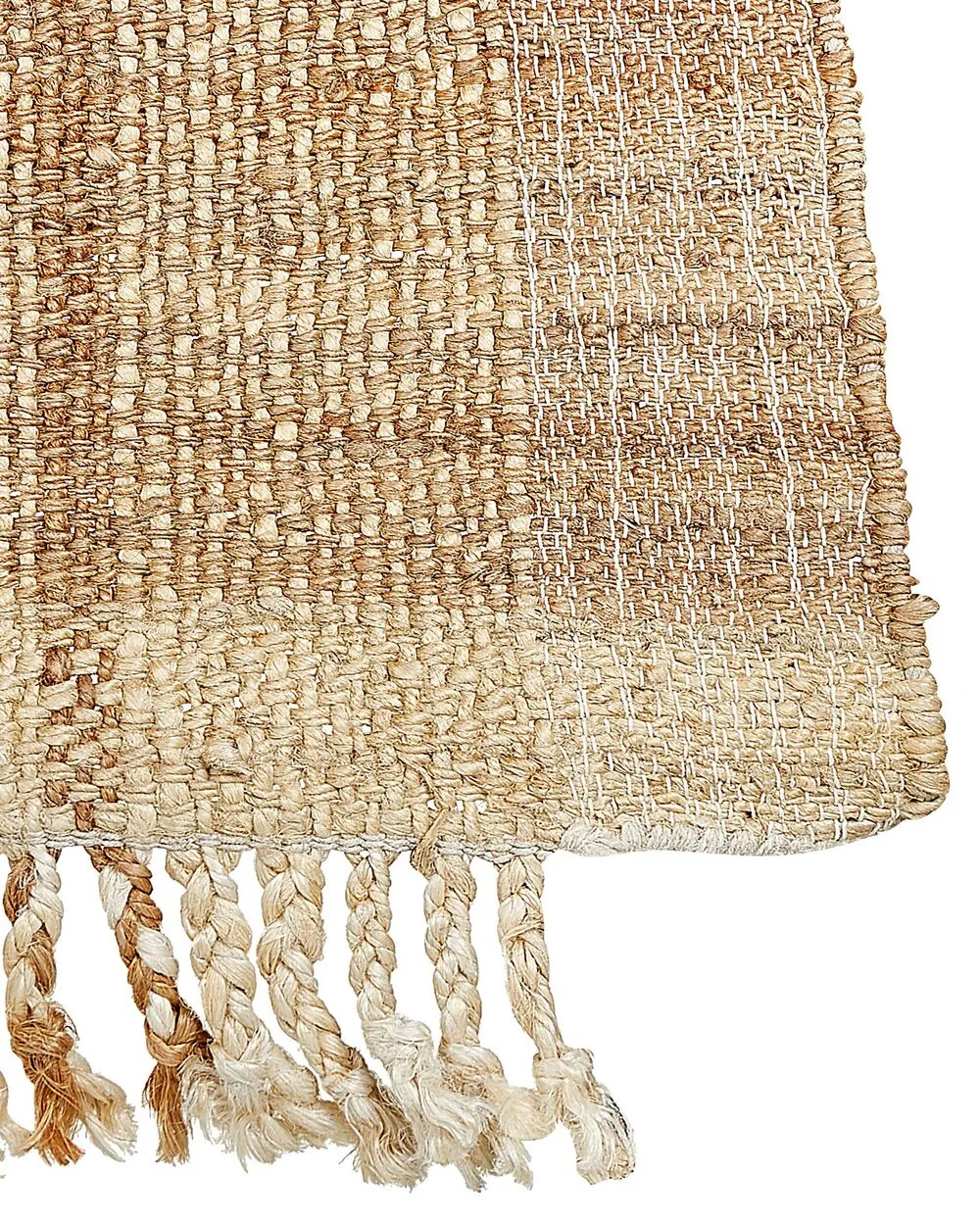 Jute Area Rug 160 x 230 cm Beige  KARKIN
