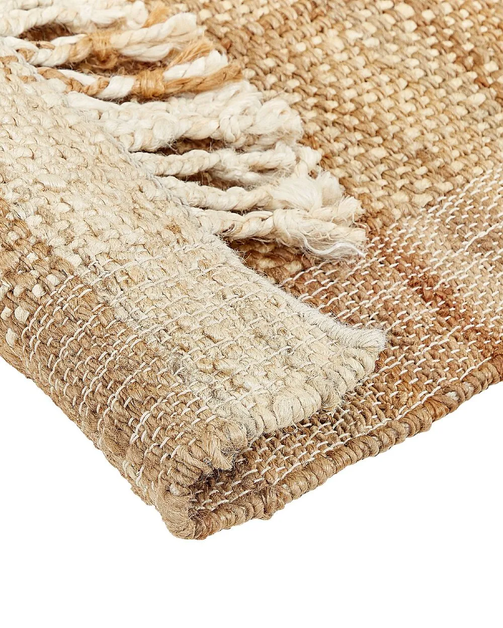 Jute Area Rug 160 x 230 cm Beige  KARKIN