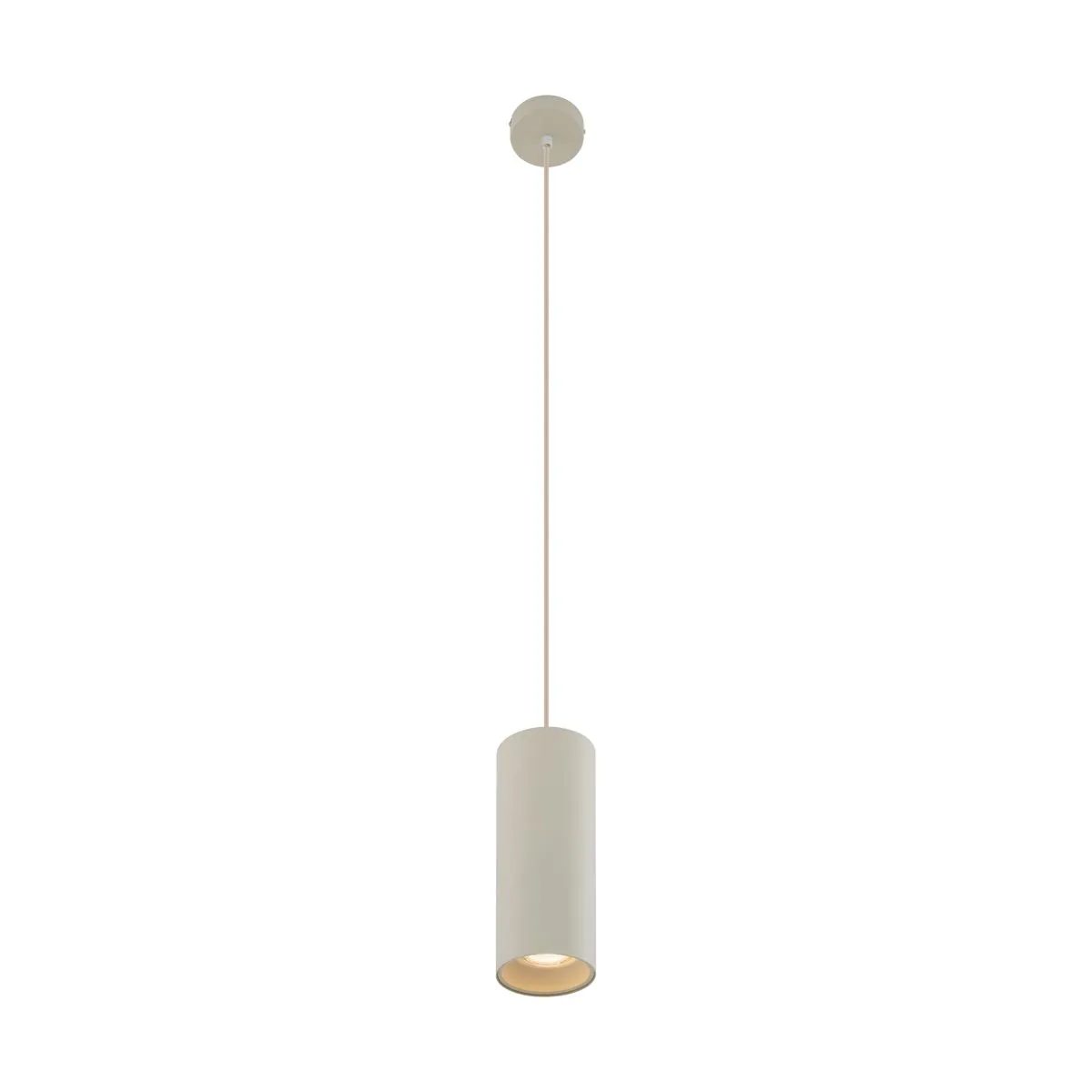 Lampada a sospensione moderna beige GU10 Ø50mm - Tubo