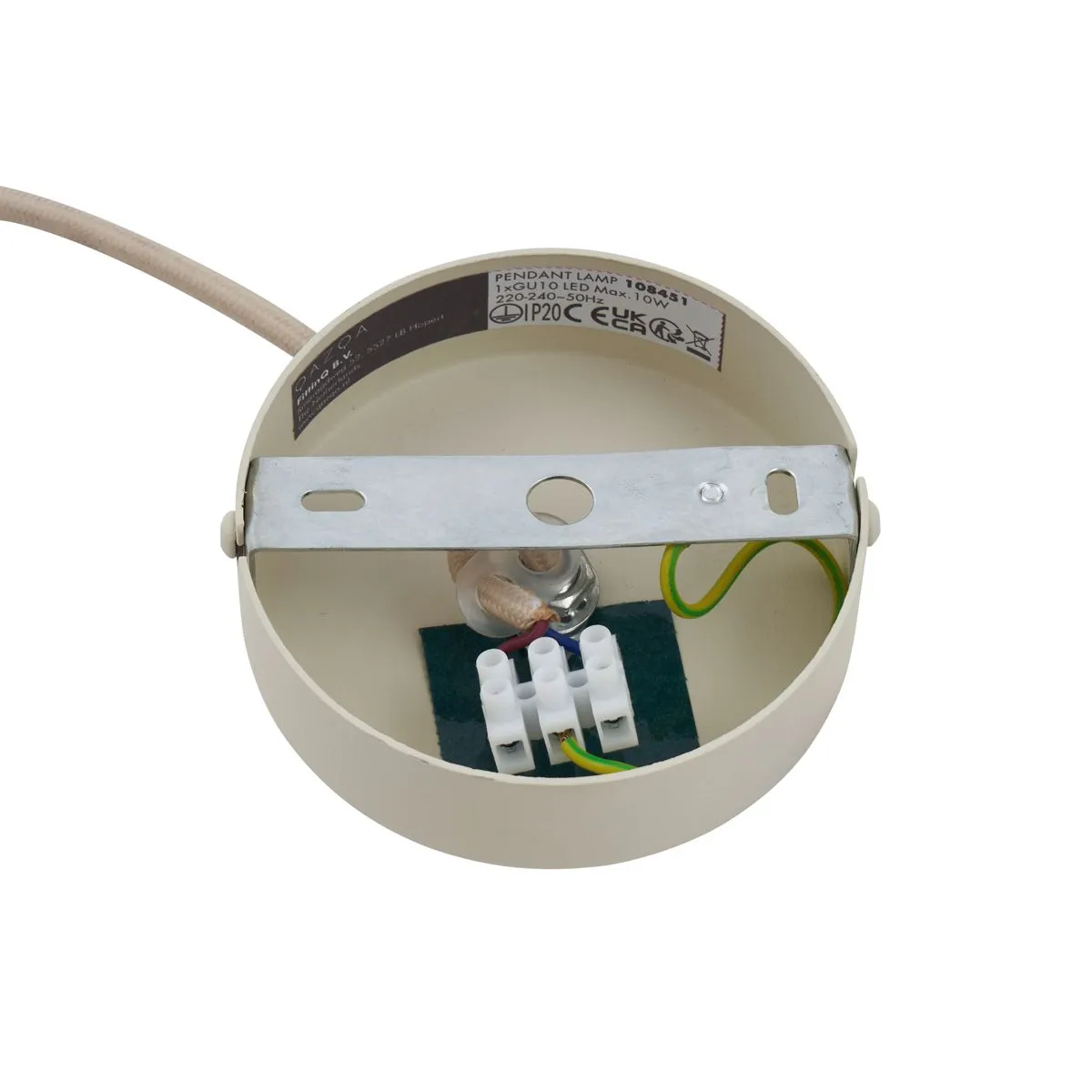 Lampada a sospensione moderna beige GU10 Ø50mm - Tubo