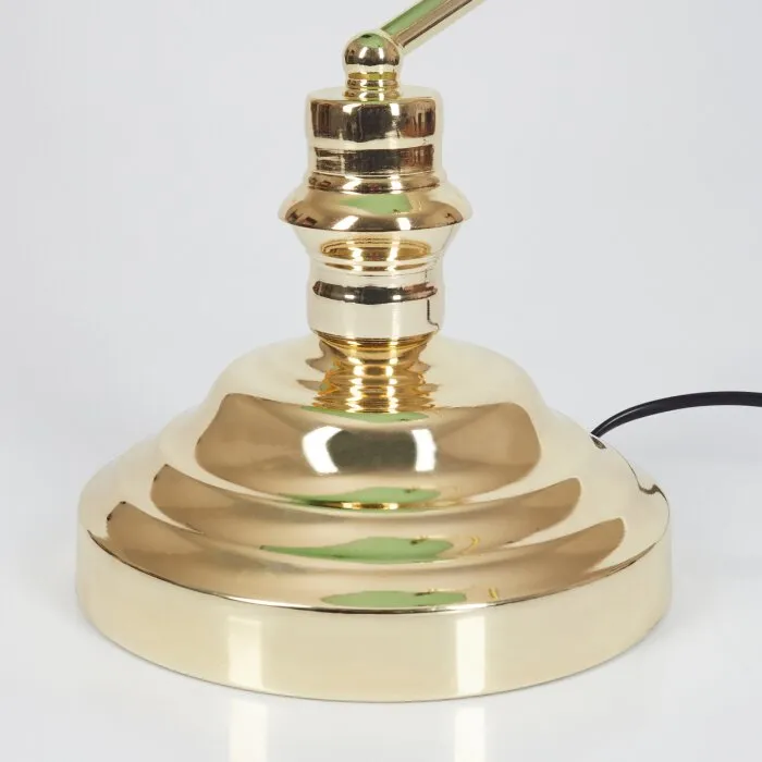 Lampada ministeriale Oro, Verde, Ottone, 1-Luce