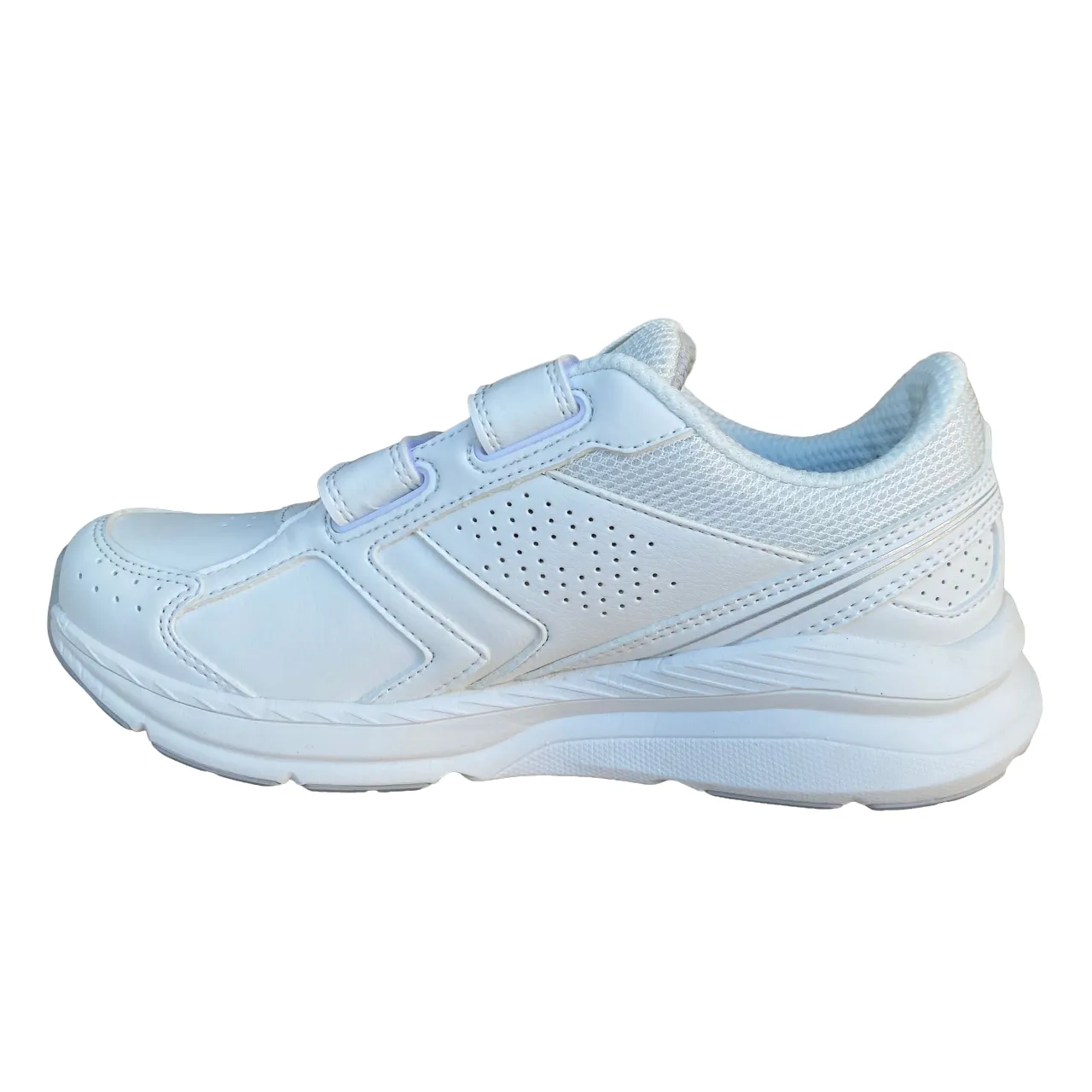 Lotto scarpa da ginnastica da donna con velcro Speedride 609 XIV S219784 1VQ bianco-argento