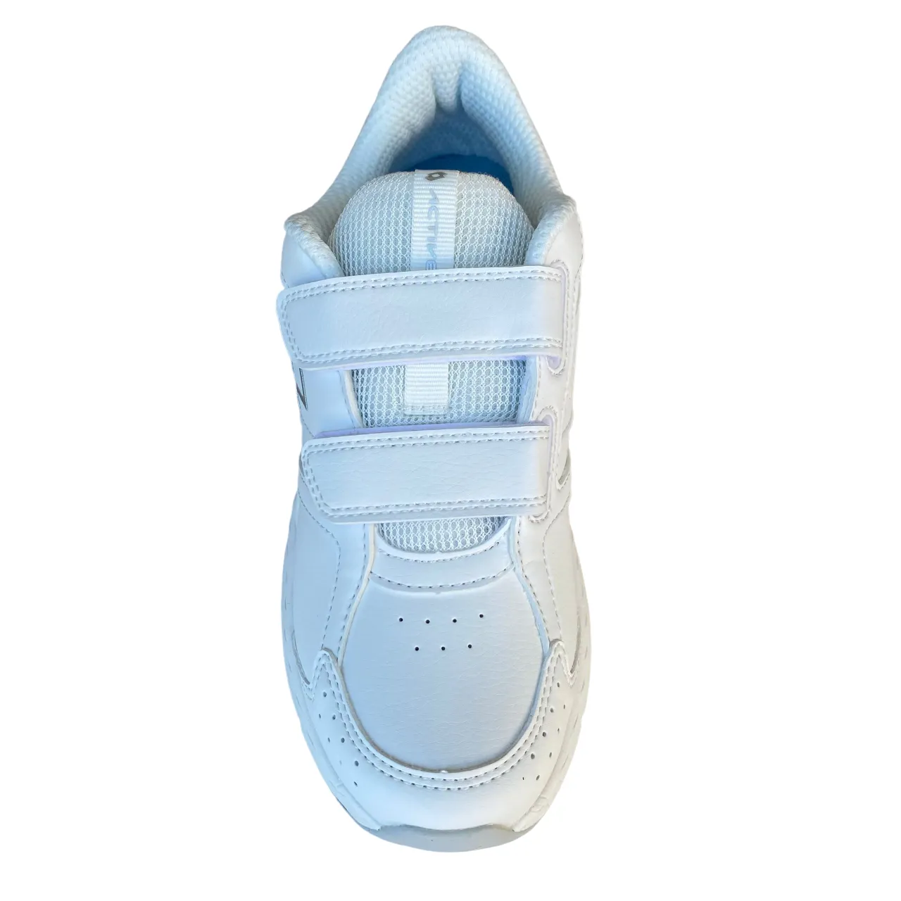 Lotto scarpa da ginnastica da donna con velcro Speedride 609 XIV S219784 1VQ bianco-argento