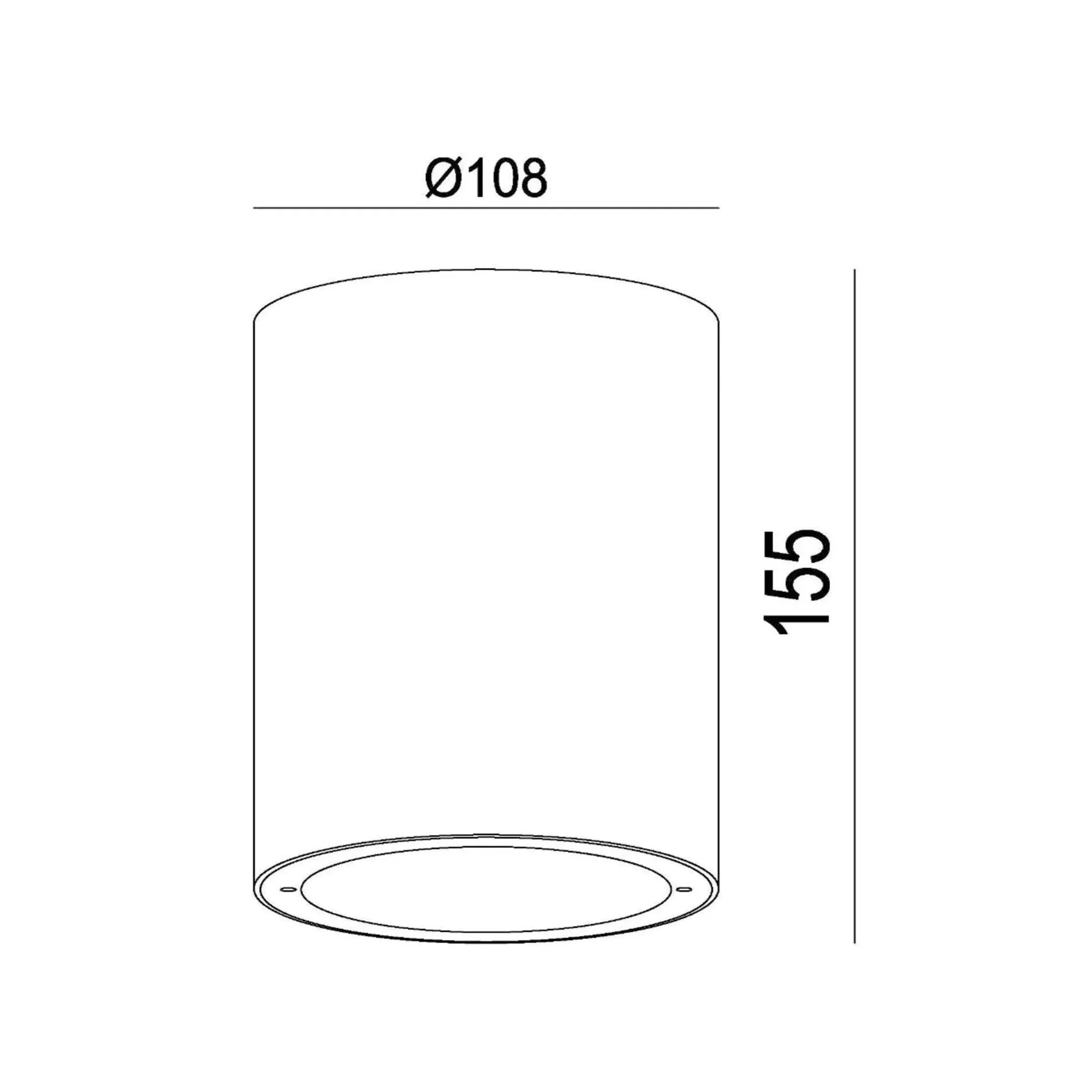 Lucide  Lampada da soffitto a led per esterno con struttura in alluminio moderna Volantis - 40W