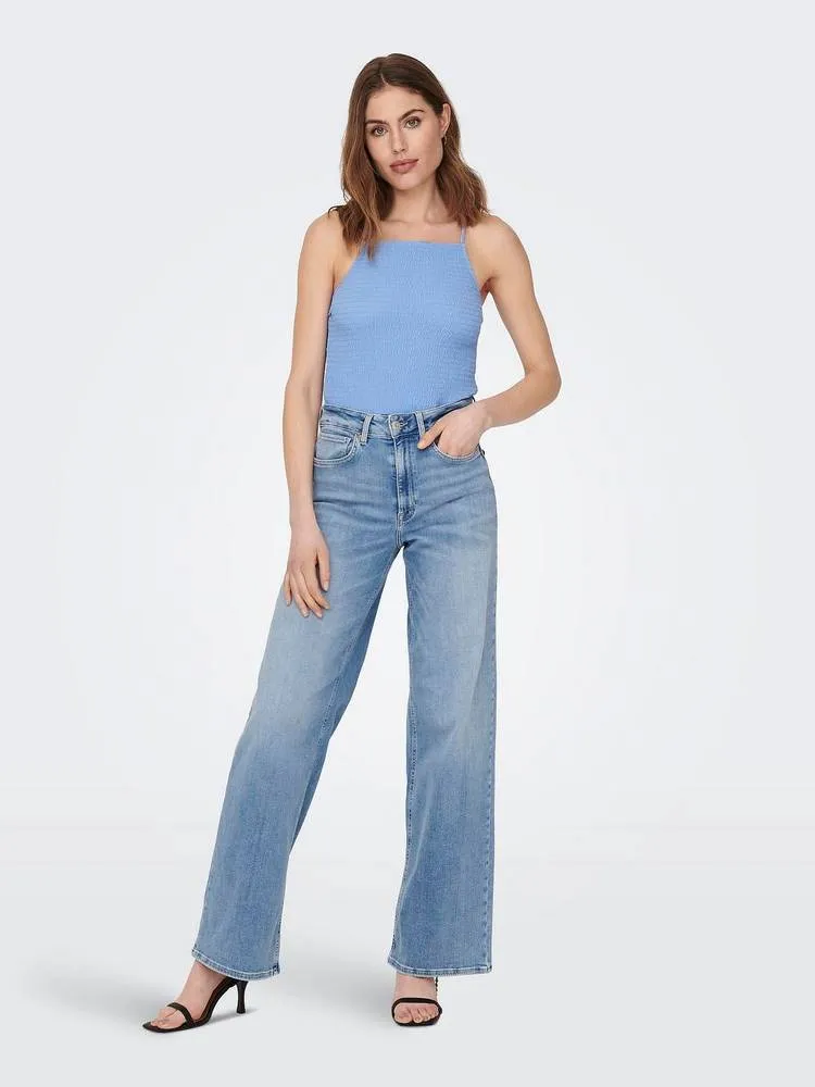 Madison Blush Hw Wide - Jeans Ampi