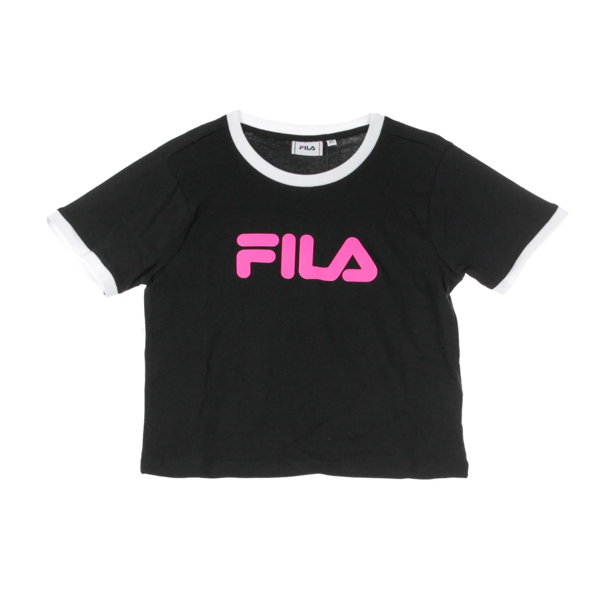 Maglietta Corta Donna Ashley Black/bright White