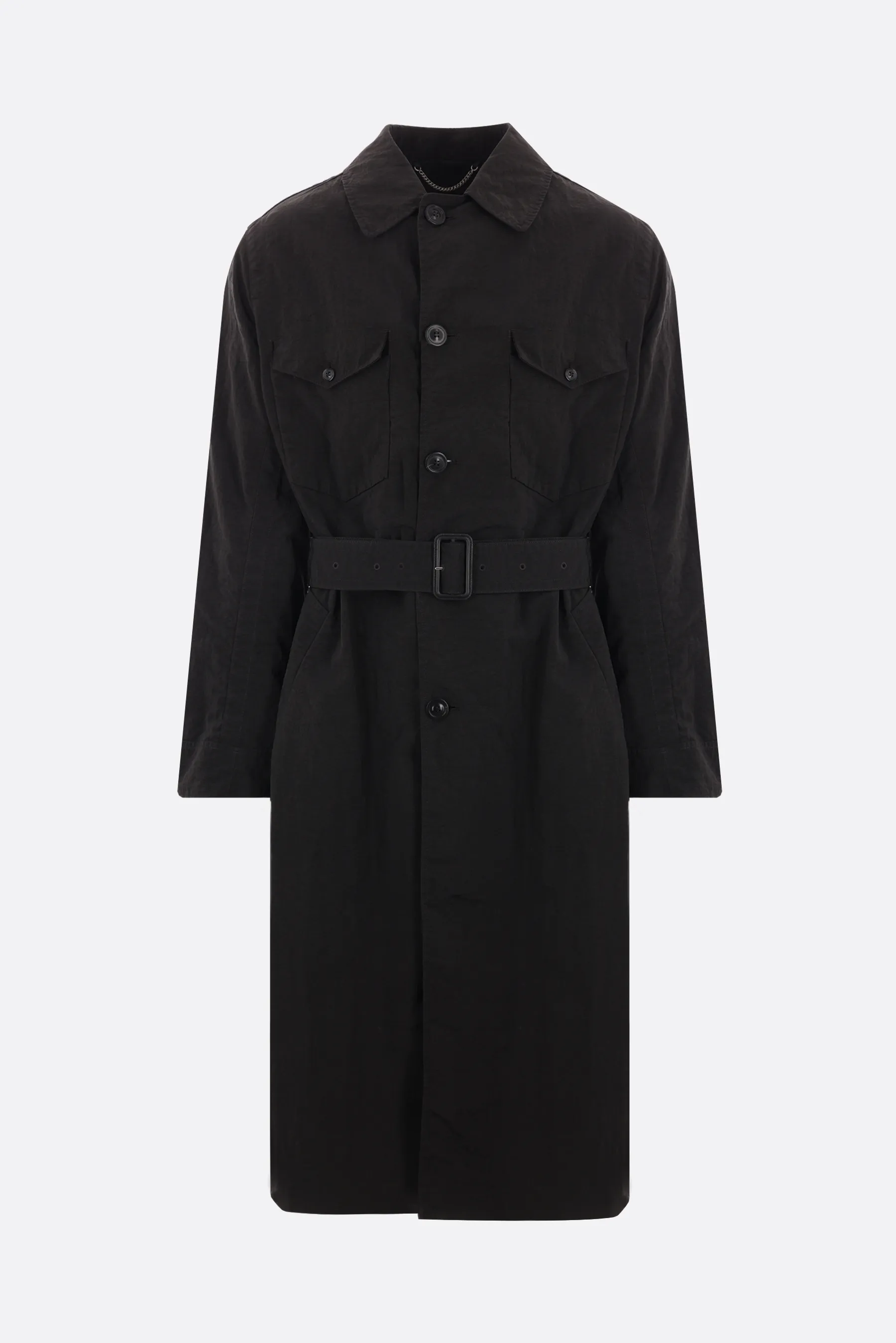  MAISON MARGIELA trench reversibile in nylon 