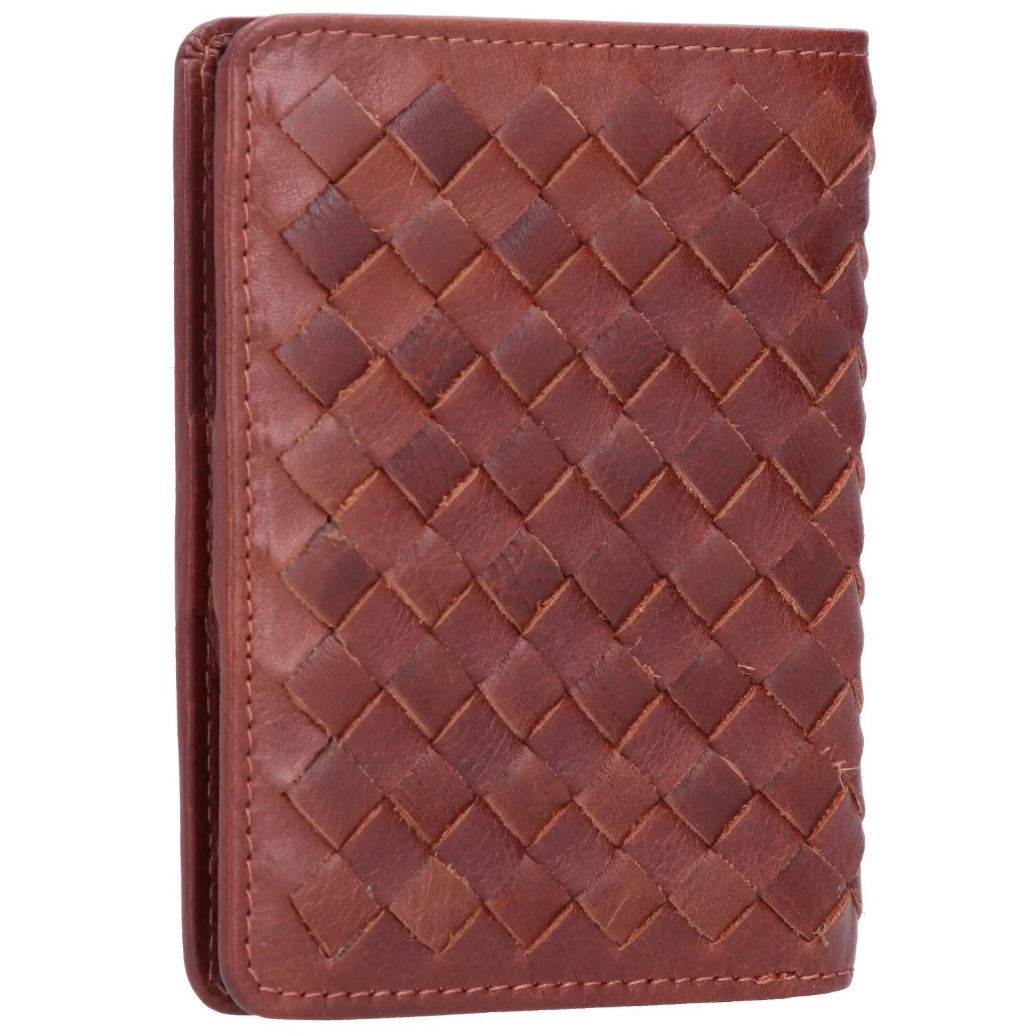mano Don Luca Porta carte di credito in pelle 8 cm