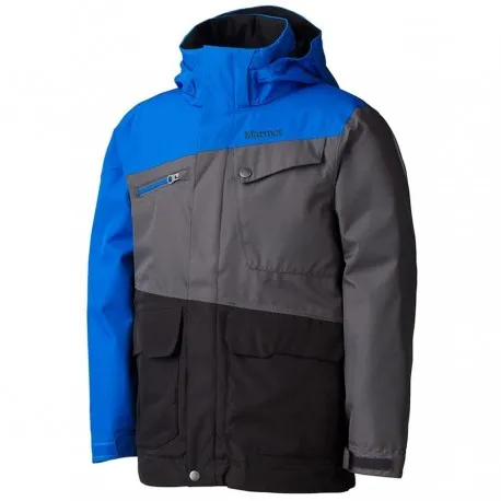 Marmot  GIACCA BOY'S SPACE WALK  black/peak blue