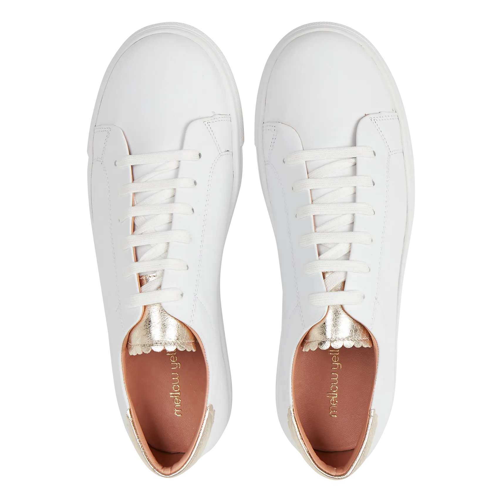  MELLOW YELLOW   SUZANNE - Sneakers basse in pelle | Bianco