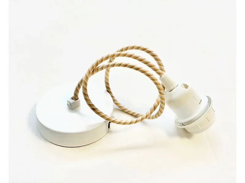 Montatura per Lampadario a sospensione 1xE27 bianco
