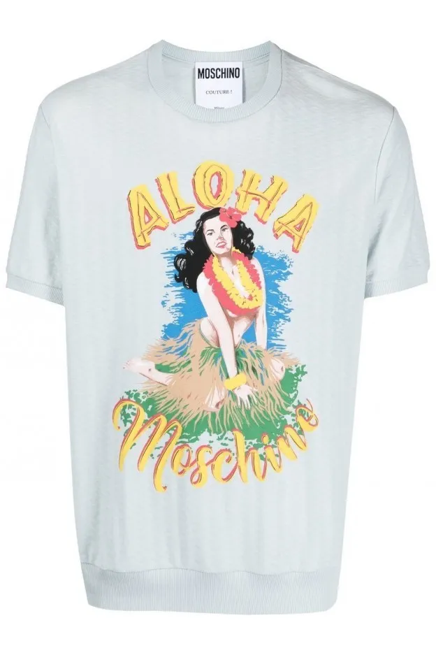 Moschino T-shirt con stampa grafica