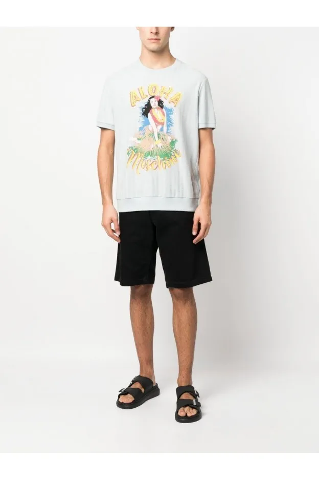 Moschino T-shirt con stampa grafica