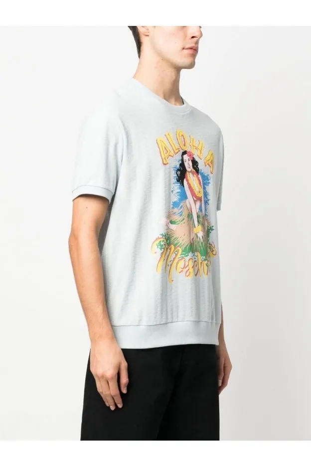 Moschino T-shirt con stampa grafica
