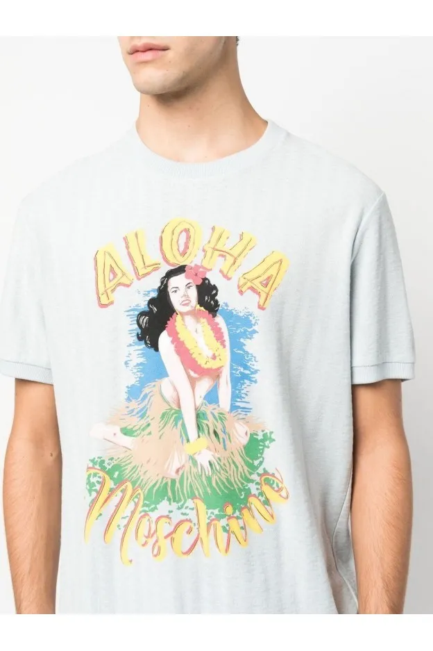 Moschino T-shirt con stampa grafica