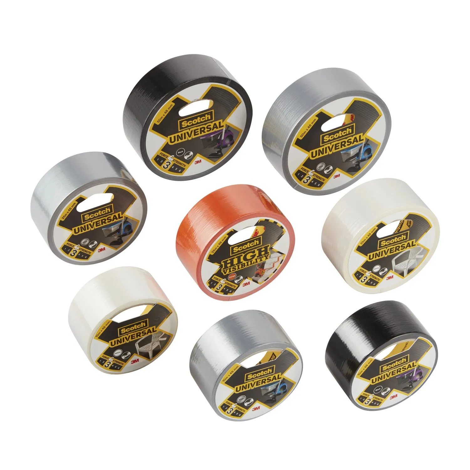 Nastro adesivo multiuso Scotch® Universal 48 mm x 10 m argento