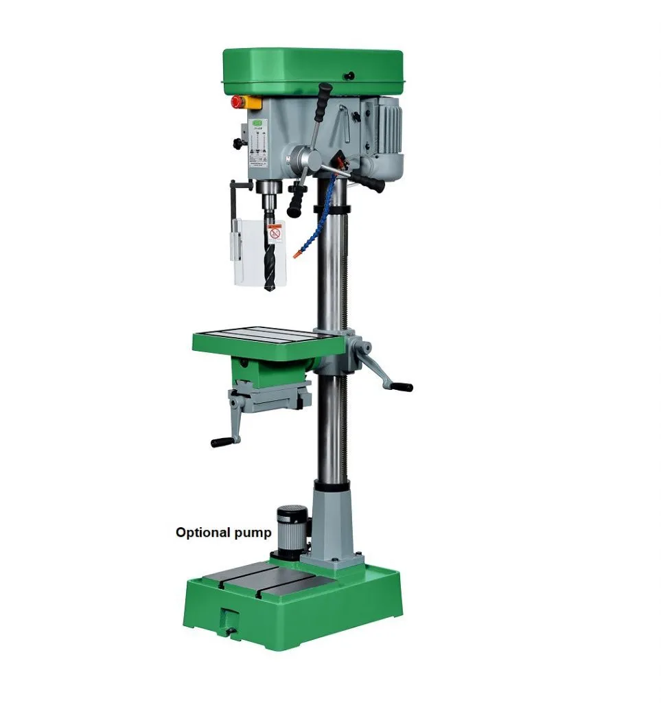 NEBES TC25ITG Trapano a colonna professionale con capacità foratura 25 mm, motore con variatore elettronico