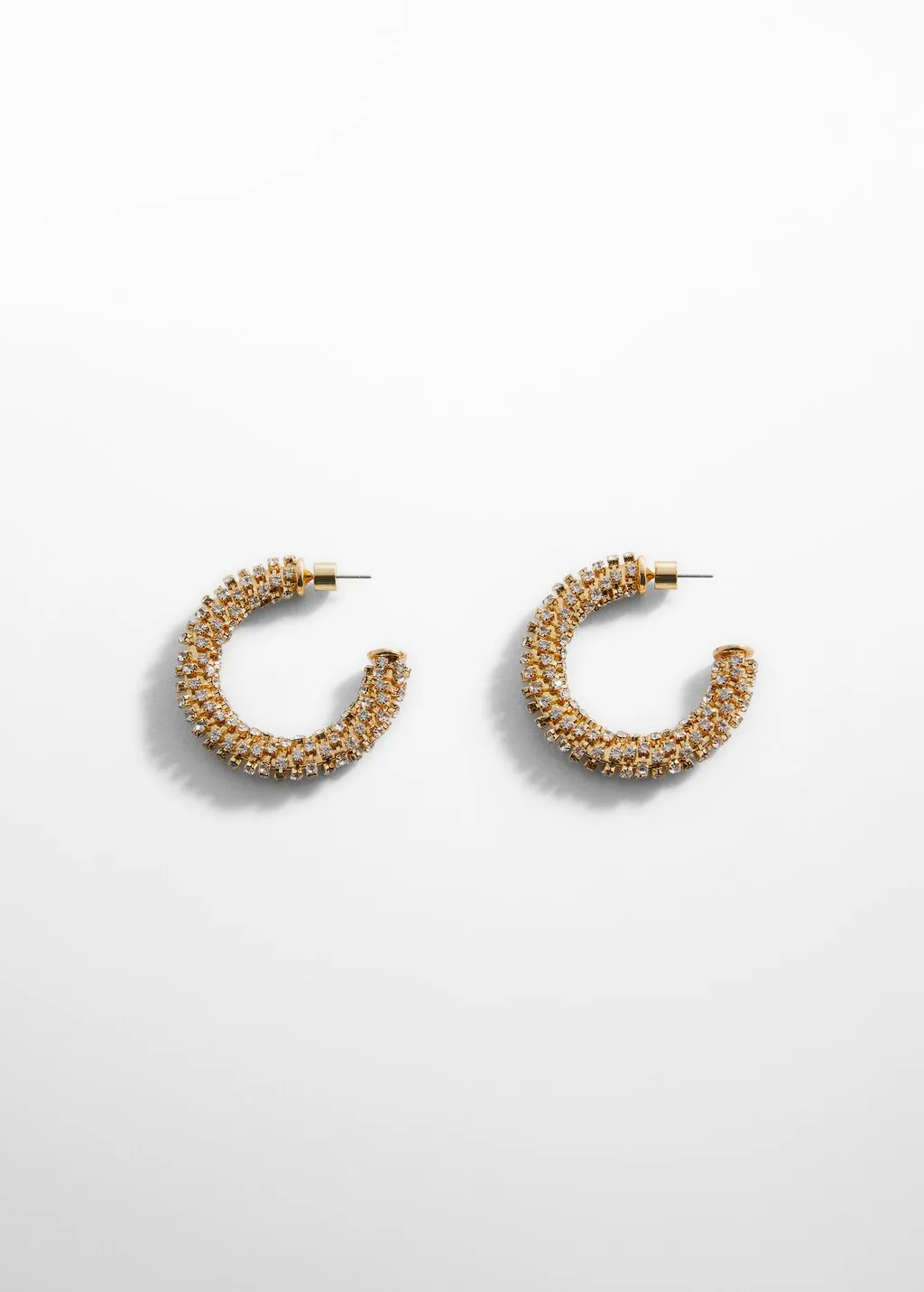 Orecchini anelli strass