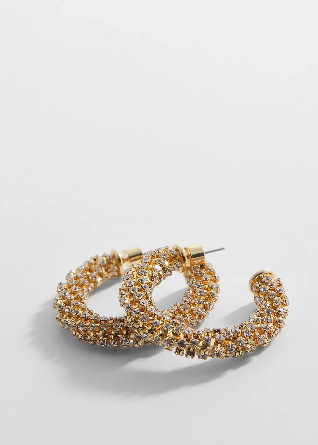 Orecchini anelli strass
