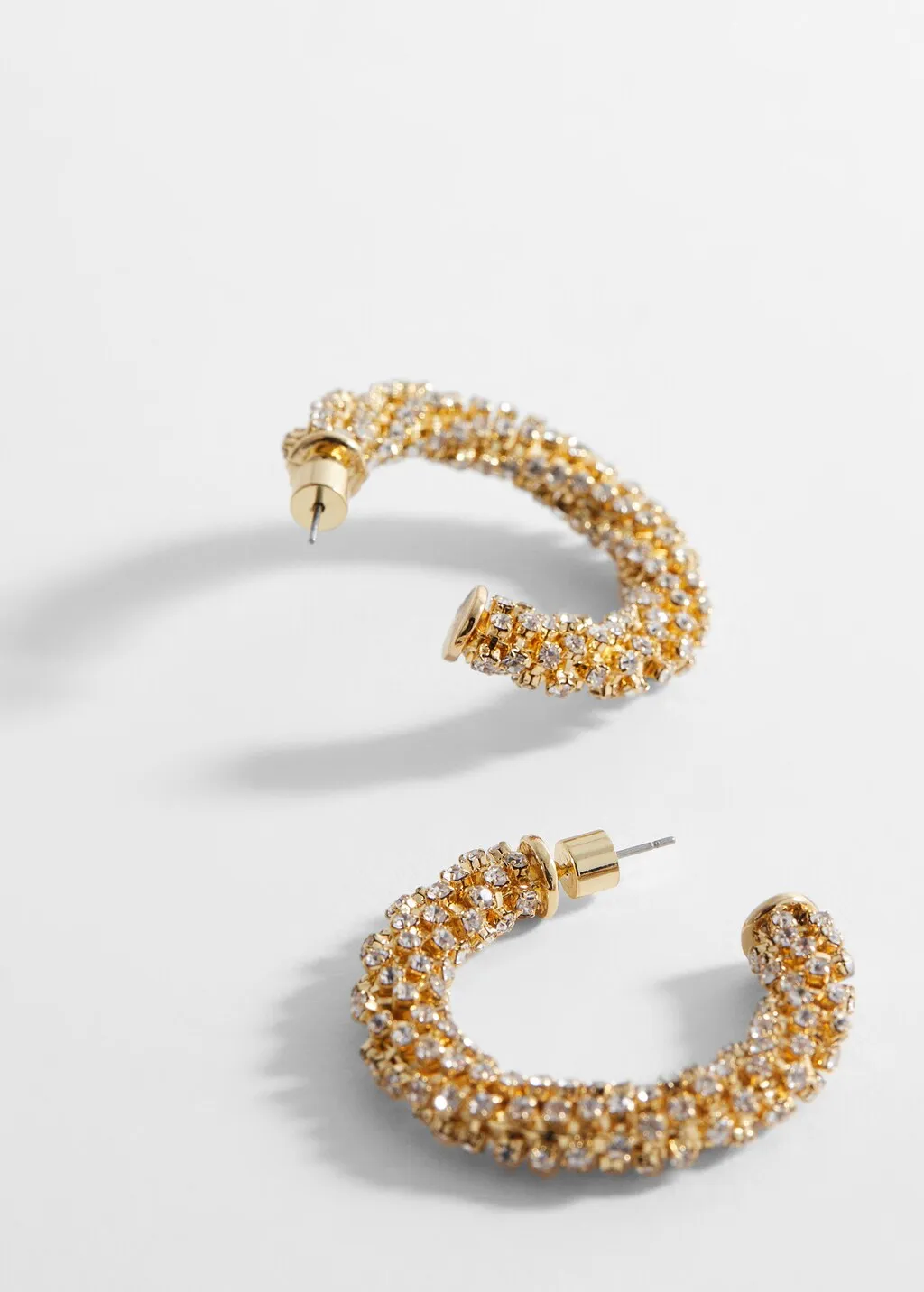 Orecchini anelli strass