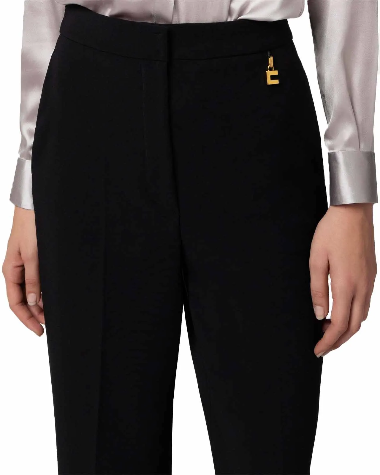 Pantalone ampio dritto nero