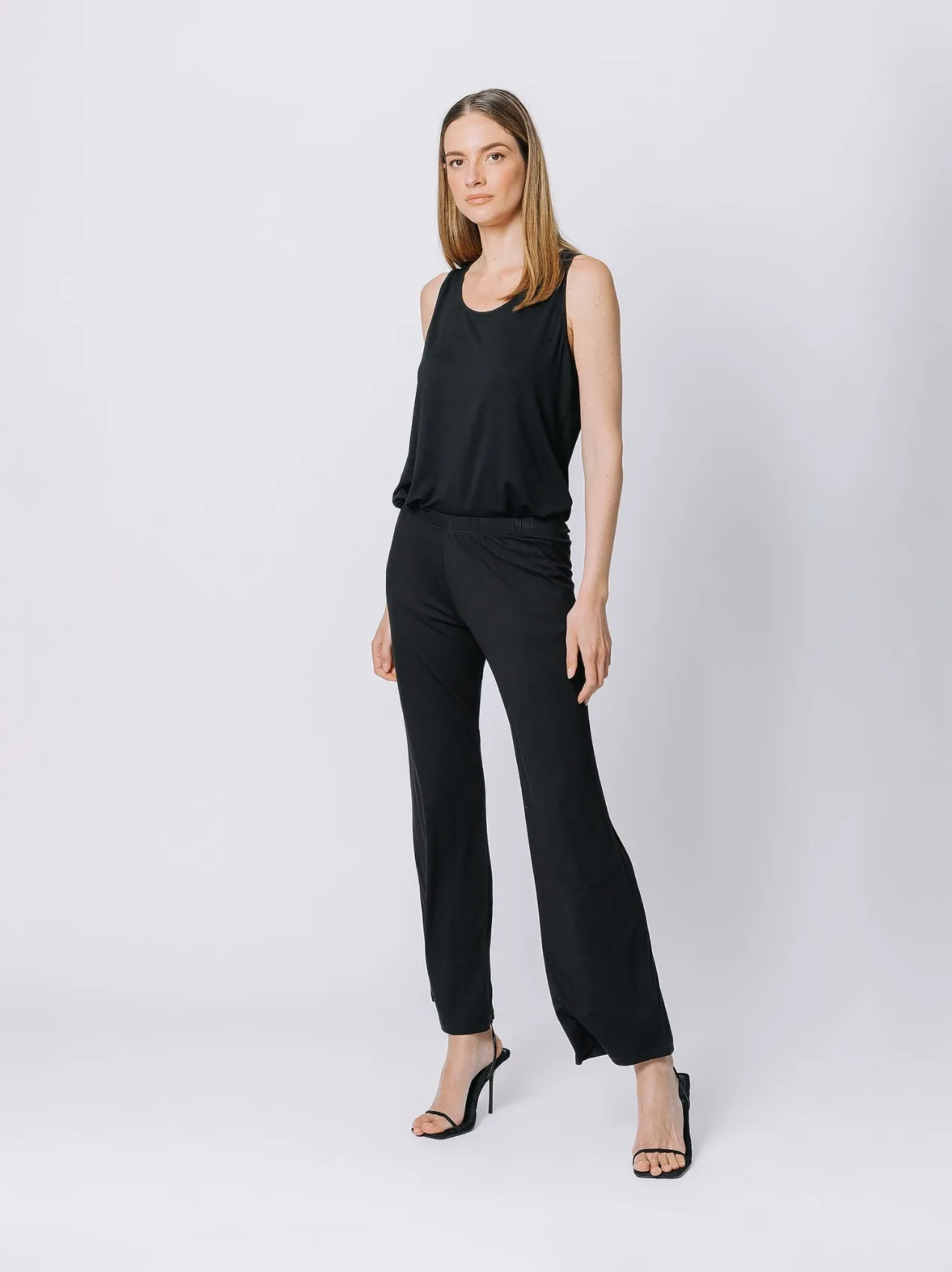 Pantalone elastico NERO