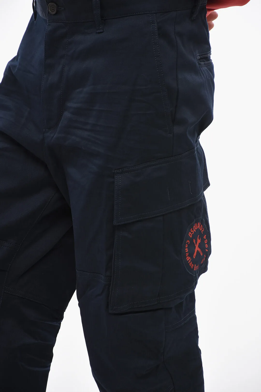 Pantaloni Cargo con Coulisee