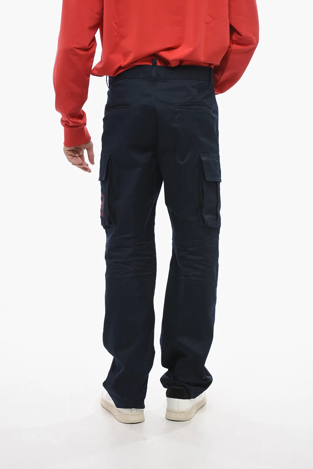 Pantaloni Cargo con Coulisee